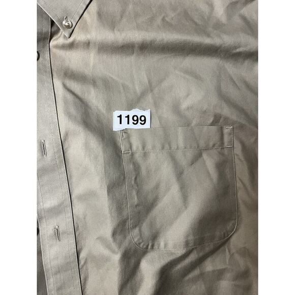 Cabela Outfitter Series Mens Button Down Short Sleeve Short 3XL Tan - Picture 5 of 5